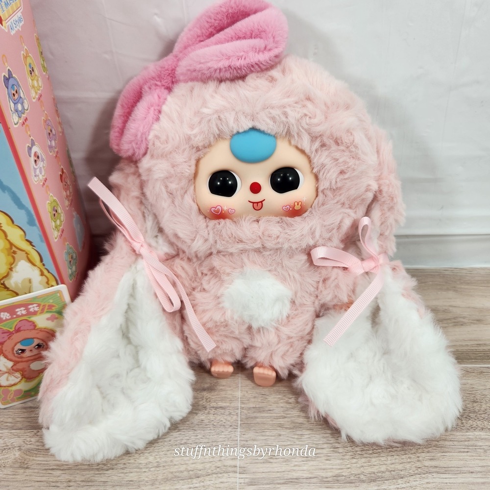 Baby Three Bunny Return -‎ Happy Day - Pink Bunny ~  New In Opened Box